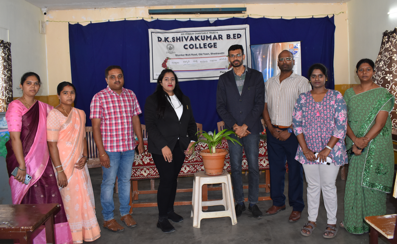 Felicitation of resource person Ms. Harshitha Rani Mahendrakar